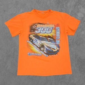 Nascar Sylvania 300 Race T Shirt Large Distressed Grunge